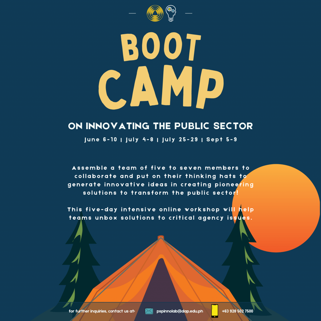 Boot Camp on Innovating the Public Sector
